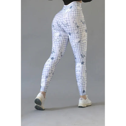 Legging Lycra Deportivo Colombiano Galasport Elite719 Snoopy Celeste Envebi 7619 Snoopy G/xg