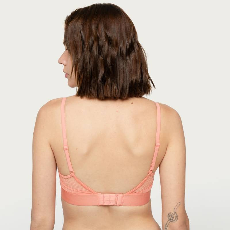Top Brasier Calvin Klein Chimera Original Ck Coral Liso Ch