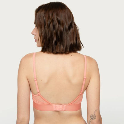 Top Brasier Calvin Klein Chimera Original Ck Coral Liso Ch