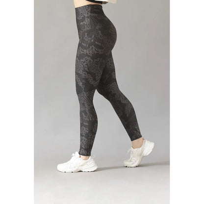 Legging Deportivo Lycra Colombiana Gala Sport Elite Lecut Gris Oscuro Yow 7420 Gris G/xg