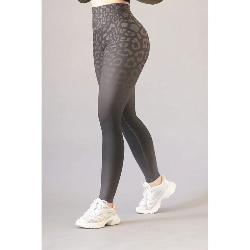 Legging Deportivo Lycra Colombiana Gala Sport Push Up Nuez
