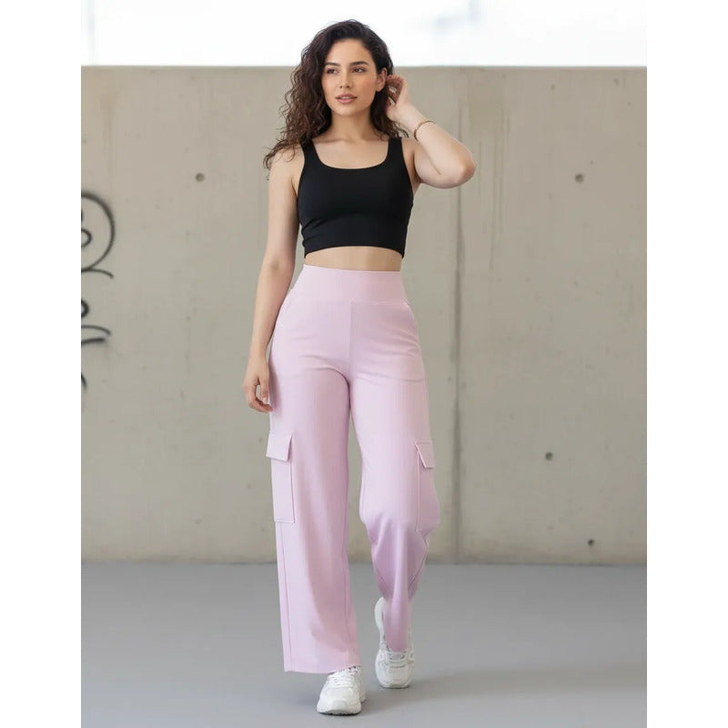 Pants Deportivo Gala Sport Guady Rosa Pants Cargo 25008 Rosa M