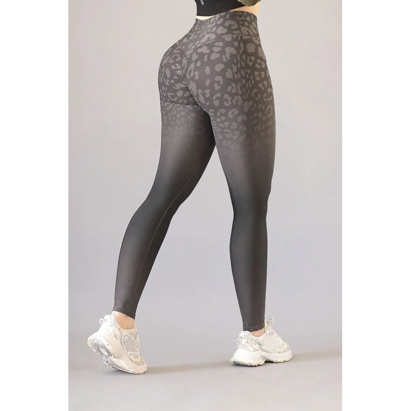 Legging Deportivo Lycra Colombiana Gala Sport Push Up Nuez
