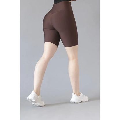 Short Deportivo Lycra Colombiana Gala Sport Pocket Diamond Marrón Biker Cafe Bc Ch/m