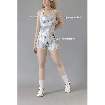 Legging Jumpsuit Lycra Colombiana Gala Sport Enterizo Gain Gris Enterizo Elite Enhalsf Short 7625 Mickey Mouse Ch/m/g