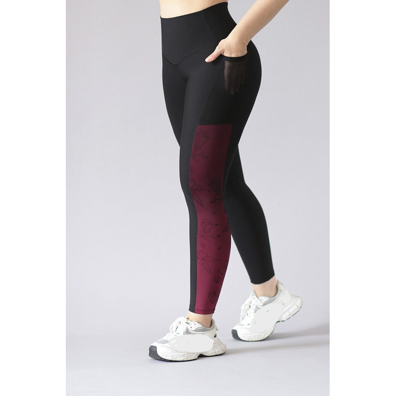 Legging Deportivo Lycra Colombiana Gala Sport Elite Ny Pink