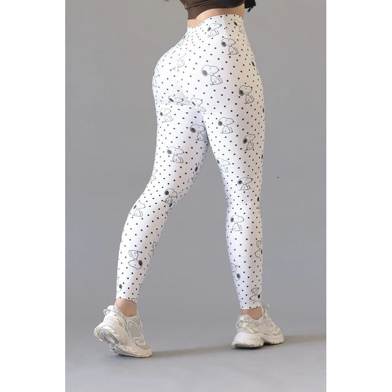 Legging Deportivo Lycra Colombiano Galasport Elite605 Snoopy