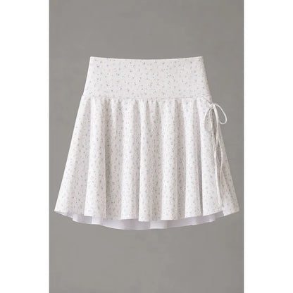 Falda Short Deportivo Lycra Colombiana Gala Sport  Blakberry Blanco Falda Short Crown Lycra Soft 7436 Ch/m
