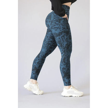 Legging Deportivo Lycra Colombiana Gala Sport Elite Pom Camu