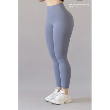 Legging Lycra Deportivo Colombiano Galasport Elite Ingrid Azul Talla  Ch