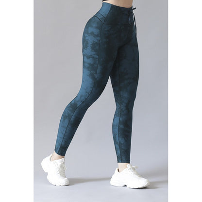Legging Deportivo Lycra Colombiana Gala Sport Elite Turquesa