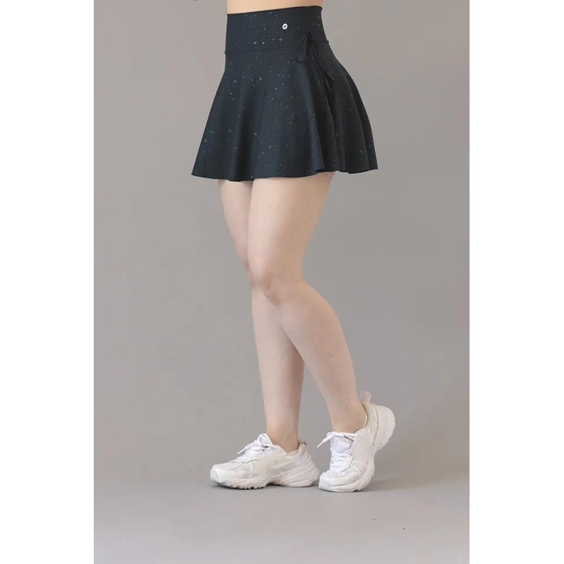 Falda Short Legging Lycra Colombiano Galasport Elite 708 Azul Oscuro Falda Short Crown Dul F Azul P Ch/m