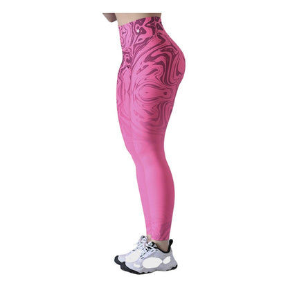 Legging Lycra Colombiana Gala Sport Push Up Pocket Neon