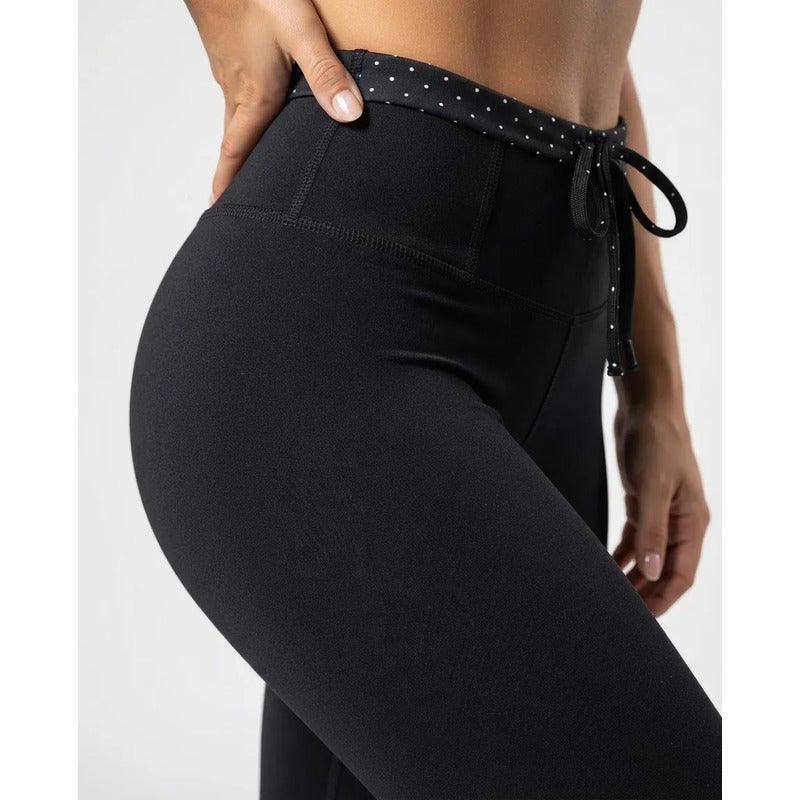 Legging Deportivo Lycra Colombiana Gala Sport Push Up Noma Negro Push Up Prepole B4 7561 Ch/m