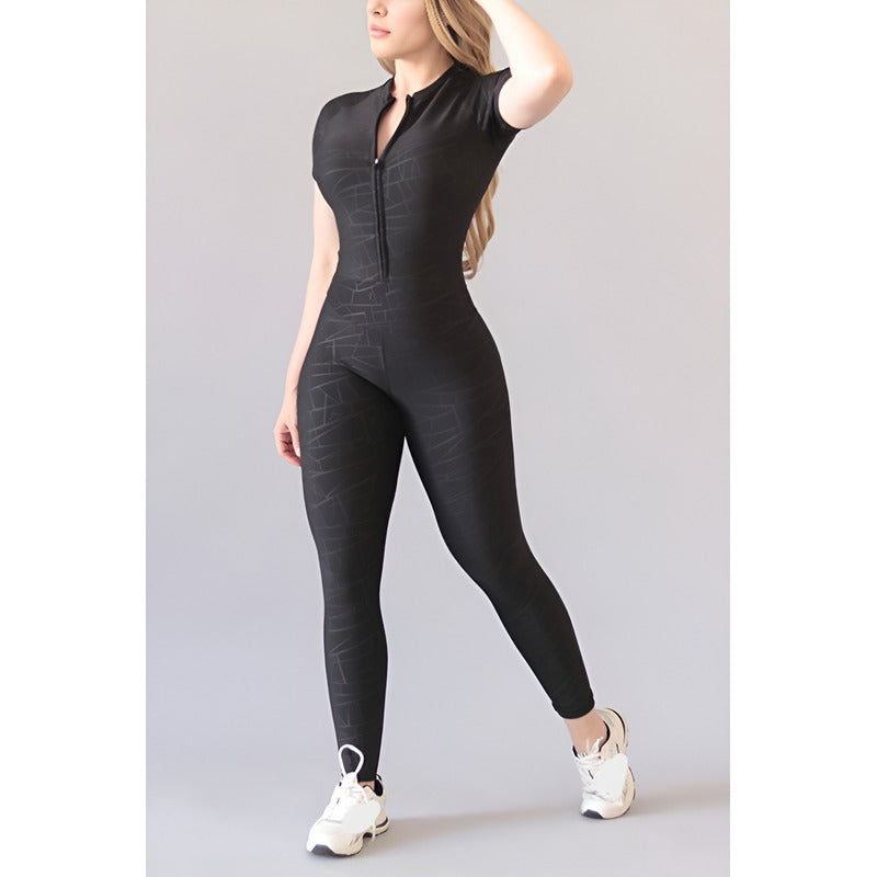 Legging Jumpsuit Lycra Colombiana Gala Sport Enterizo Glass