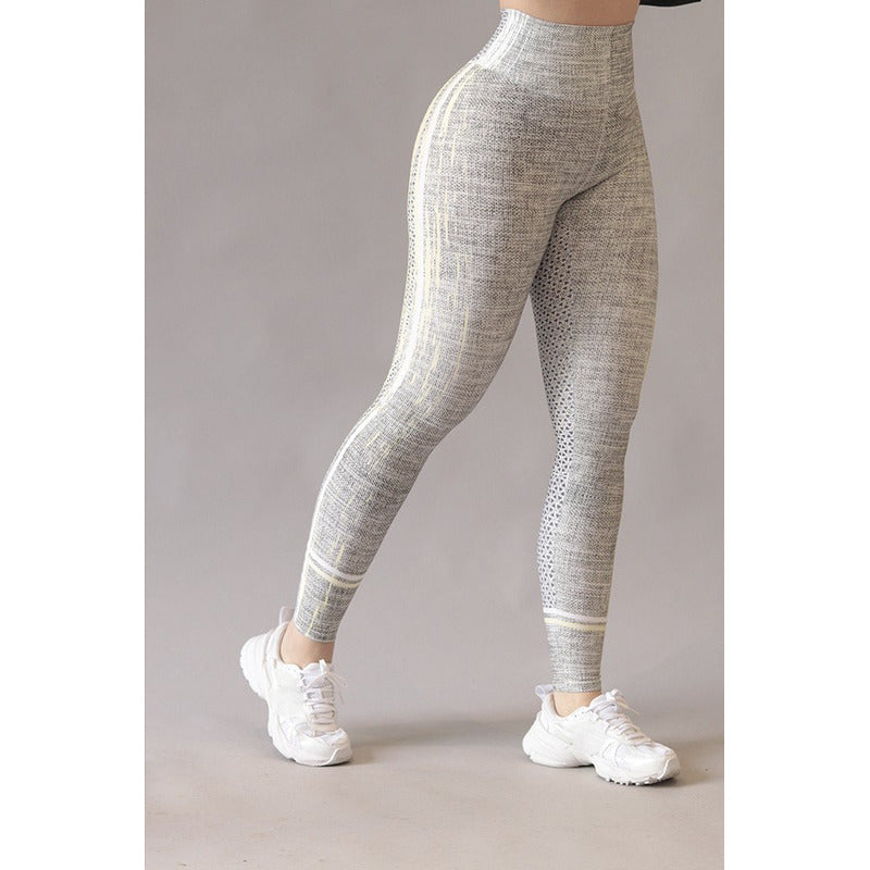 Legging Deportivo Lycra Colombiana Gala Sport Elite Pastel