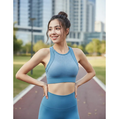 Top Lycra Deportiva Gala Sport Alto Impacto Diamond Black Ch/m