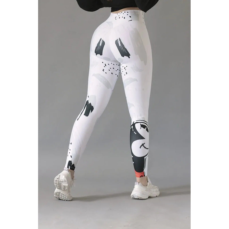 Legging Deportivo Lycra Colombiana Gala Sport Elite Inkblot