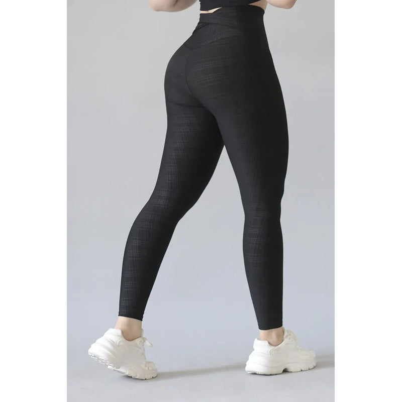 Legging Deportivo Lycra Colombiana Gala Sport Elite Tap Negro Trela Tart Negra G/xg