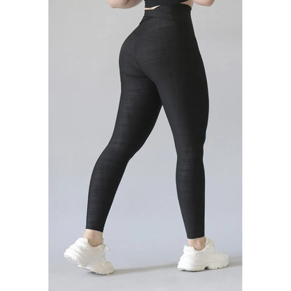 Legging Deportivo Lycra Colombiana Gala Sport Elite Tap Negro Trela Tart Negra G/xg