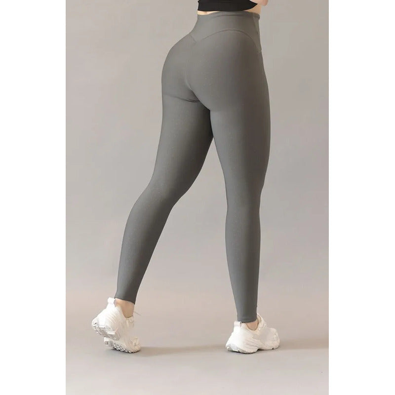 Legging Deportivo Lycra Colombiana Gala Sport Elite Fres Gris Yow Ciom Coru Gris G/xg