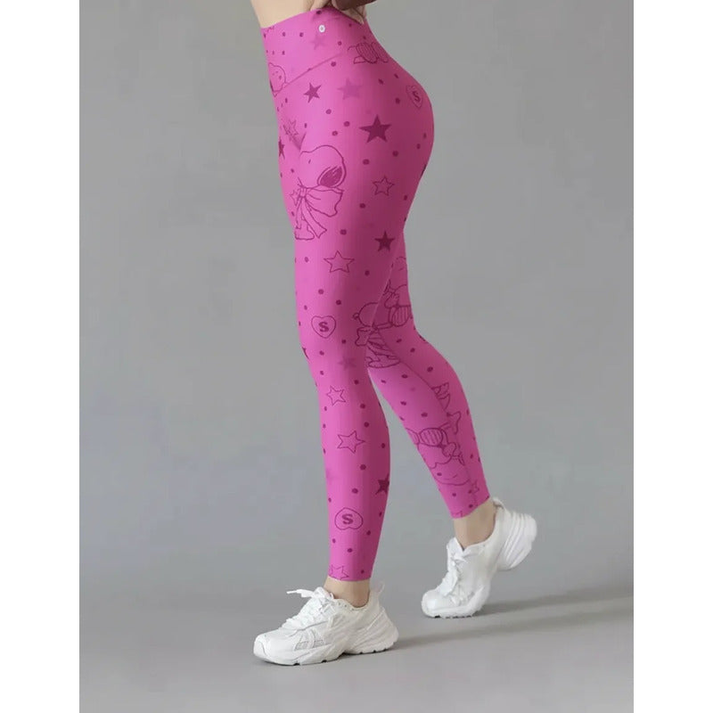 Legging Deportivo Lycra Colombiana Gala Sport E 483 Snoopy Ch/m