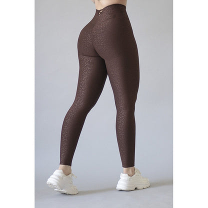 Legging Lycra Colombiana Gala Sport Push Up Pocket Red