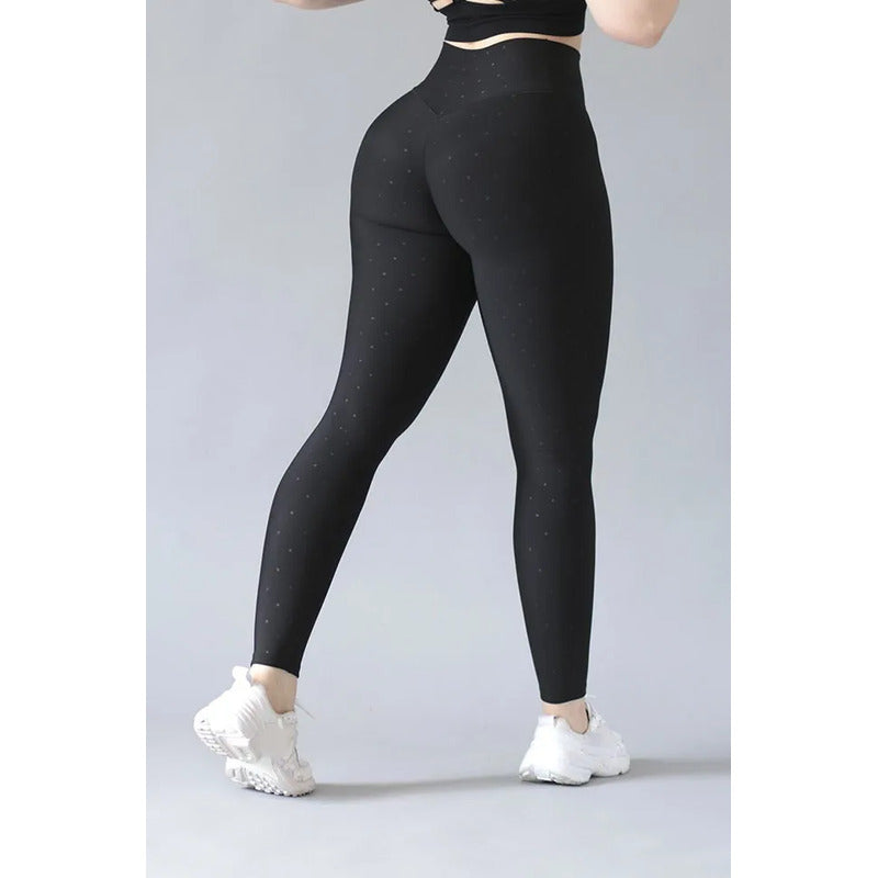 Legging Lycra Colombiana Gala Sport Elite Pupa Push Up Black