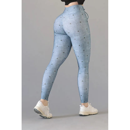 Legging Deportivo Lycra Colombiana Gala Sport Push Up Ube