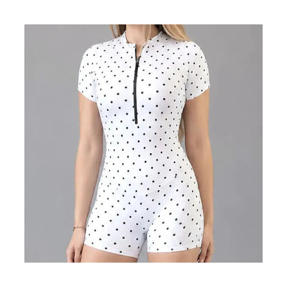 Legging Jumpsuit Lycra Colombiana Gala Sport Enterizo Vusy Blanco Enterizo Enshoisf Lycra Soft 7566 Puntos Ch/m/g