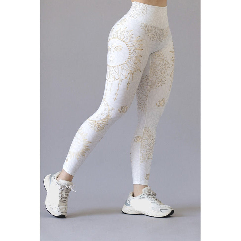 Legging Deportivo Lycra Colombiana Gala Sport Elite Pom Camu