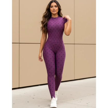 Legging Jumpsuit Lycra Colombiana Gala Sport Enterizo Done Ch/m/g