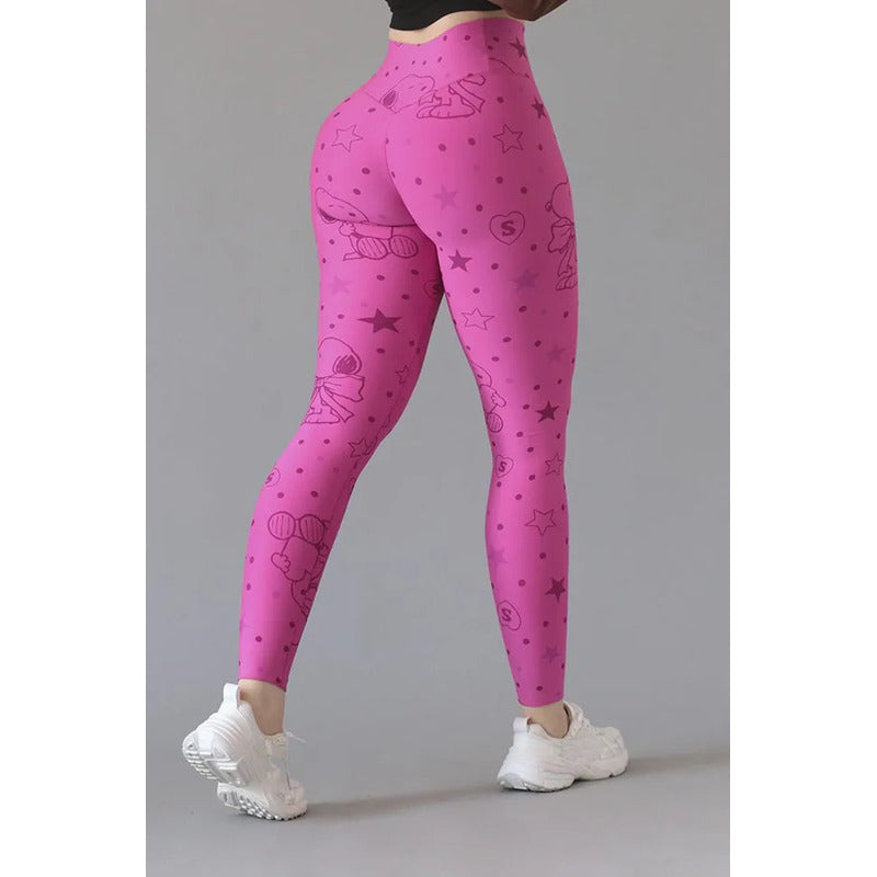 Legging Deportivo Lycra Colombiana Gala Sport E 483 Snoopy Ch/m