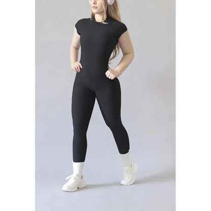 Legging Jumpsuit Lycra Colombiana Gala Sport Enterizo Saturn Ch/m