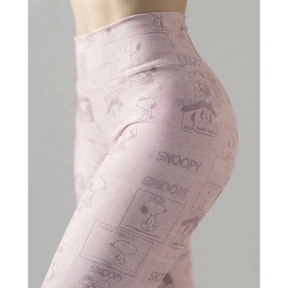 Legging Deportivo Lycra Colombiana Galasport Elite Snoopy Pt Rosa Noasf 7731 Snoopy G/xg
