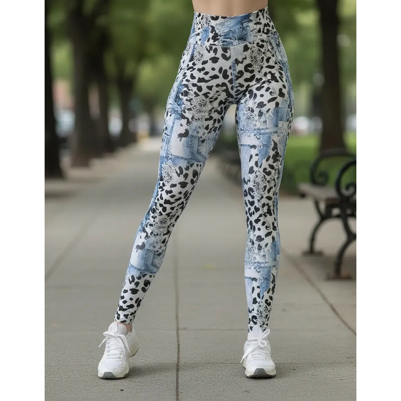 Legging Deportivo Lycra Colombiana Gala Sport Elite Mandala G/xg