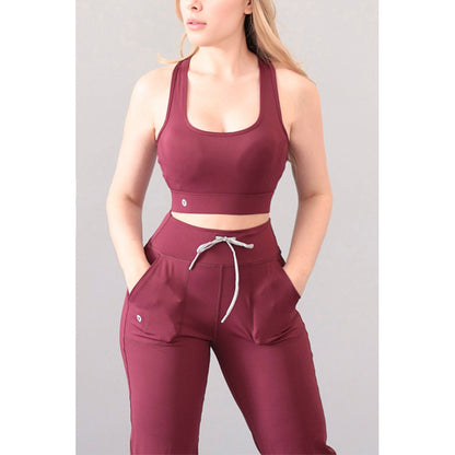 Top Lycra Deportiva Gala Sport Alto Impacto Diamond Rose