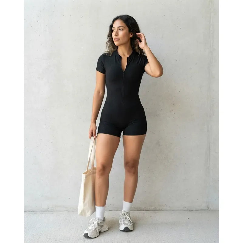 Legging Jumpsuit Lycra Colombiana Gala Sport Enterizo Basic Ch/m/g