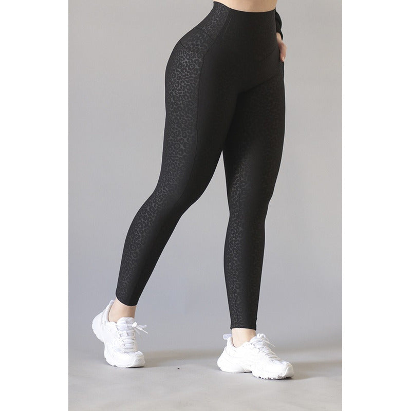 Legging Deportivo Lycra Colombiana Gala Sport Elite Flores