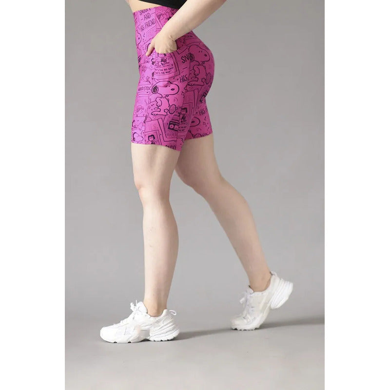 Legging Short Deportivo Colombiano Gala Sport Elite Snoopy Ch/m