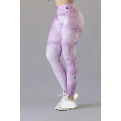 Legging Deportivo Lycra Colombiana Gala Sport Elite Fres Rosa Basica 4138 Nubes G/xg