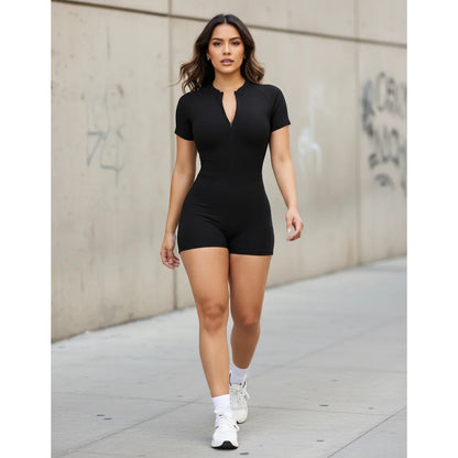 Legging Jumpsuit Lycra Colombiana Gala Sport Enterizo Glass Negro Enterizo Enshoisf Nil Negra Ch/m