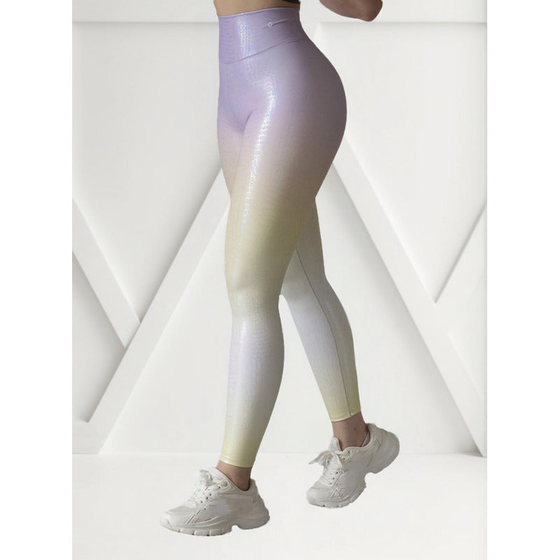 Legging Deportivo Lycra Colombiana Gala Sport Push Up Luz