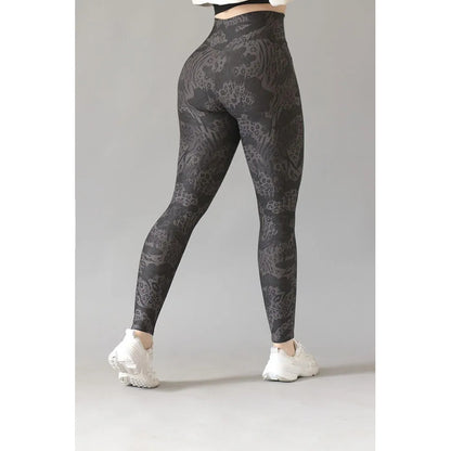 Legging Deportivo Lycra Colombiana Gala Sport Elite Lecut Gris Oscuro Yow 7420 Gris G/xg