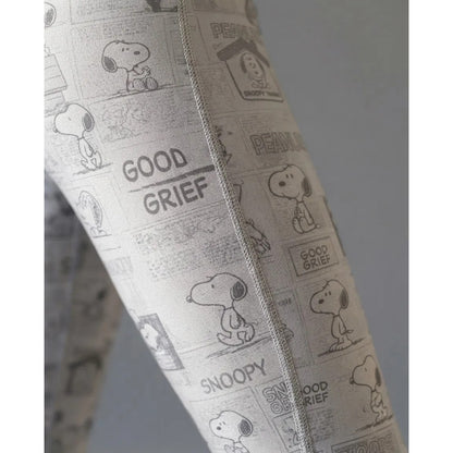 Legging Deportivo Lycra Colombiana Galasport Elite Snoopy Pt Gris Noasf 7728 Snoopy Ch/m