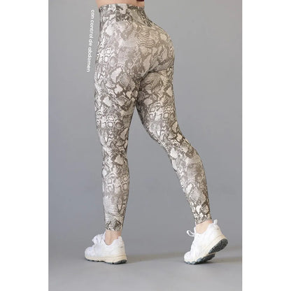 Legging Deportivo Lycra Colombiana Gala Sport Elite Silver Ch/m