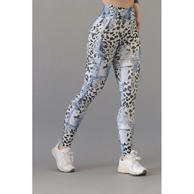 Legging Deportivo Lycra Colombiana Gala Sport Elite Mandala Ch/m