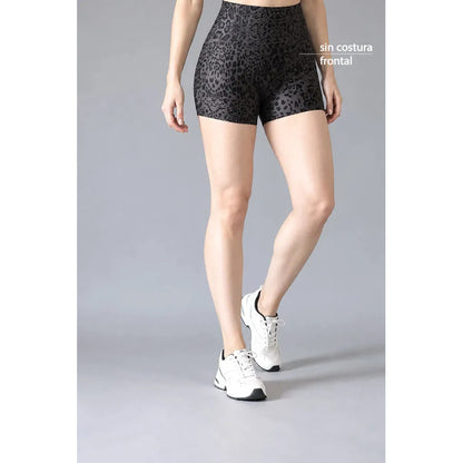 Short Deportivo Lycra Colombiana Gala Sport Pocket Diamond Gris Oscuro Shortsf Noa 7768 Animal Ch/m