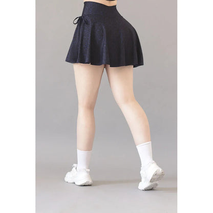 Legging Short Deportivo Lycra Colombiana Gala Sport Shopol B Azul Oscuro Falda Short Crown Lycra Soft 7322 Ch/m