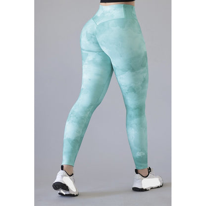 Legging Lycra Colombiana Galasport Elite Push Up Pocket Foil